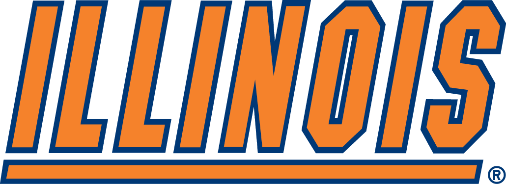 Illinois Fighting Illini 1989-2013 Wordmark Logo 01 iron on paper